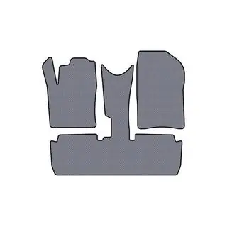 Carsuit rubber automatten (pre-facelift, grijs) foto 1