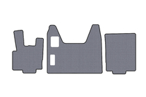 DAF XF95 2002–2006 Rubberen automatten Carsuit (Grijs) foto 1