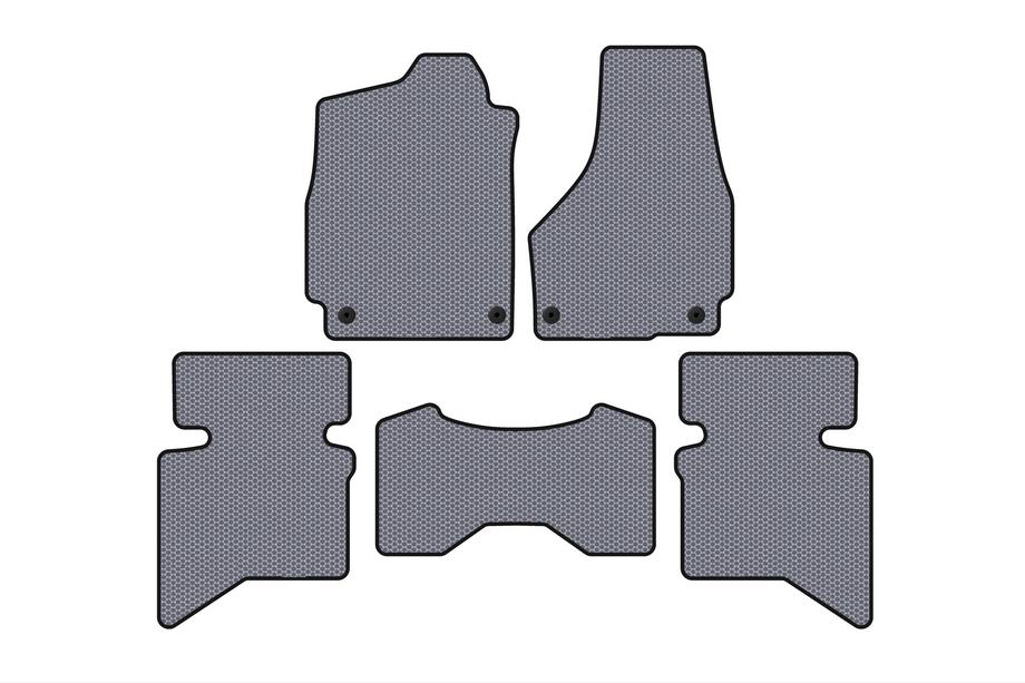 Dodge RAM (DS/DJ/D2) 2009–2024 Carsuit rubber automatten voor interieur (2009+, 5-zits/4-zits cabine, grijs) Foto 1