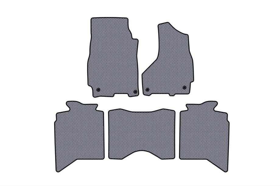 Dodge RAM (DS/DJ/D2) 2009–2024 Rubberen automatten Carsuit (2013+, 5-zits, grijs) Image