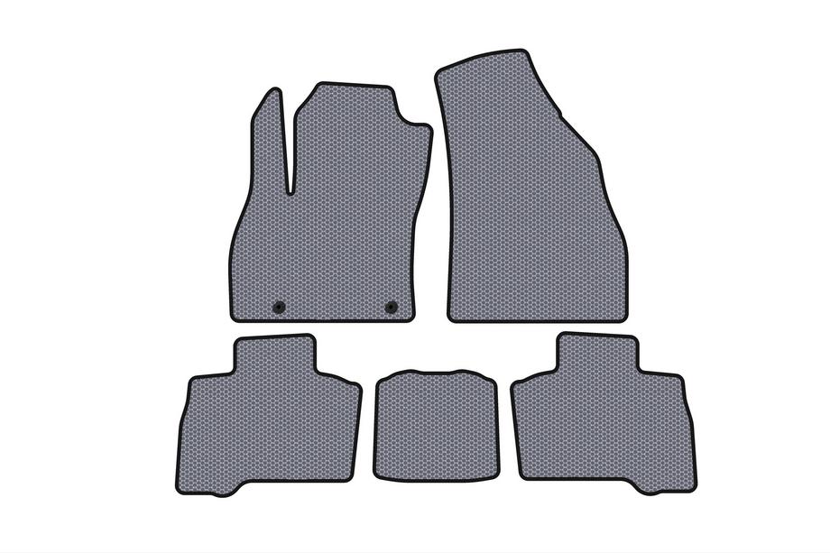 Fiat Fiorino/Qubo 2008–2024 Carsuit rubberen automatten voor het interieur (voor Qubo, 2016+, grijs) Image