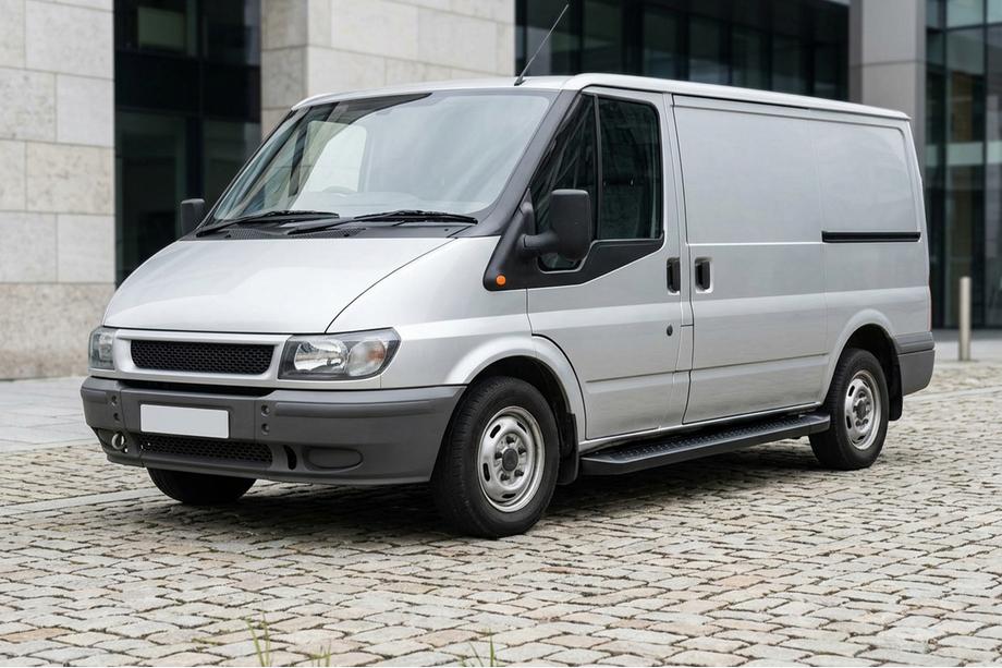 Ford Transit 2000–2014 Allmond Black side steps (2 st., aluminium) Image