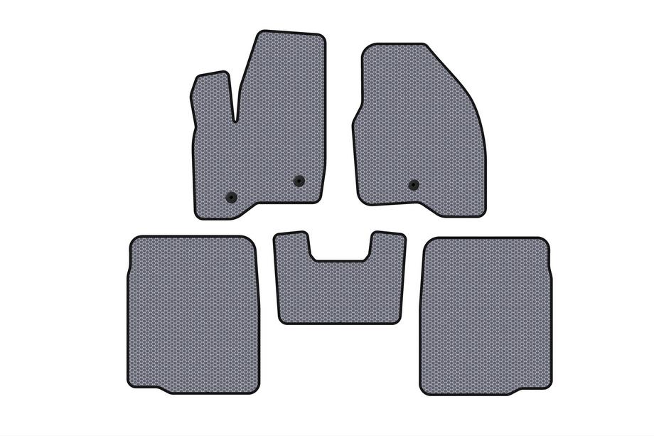 Ford Explorer 2011–2019 Carsuit rubberen automatten (2 rijen, 2011-2015, grijs) Image