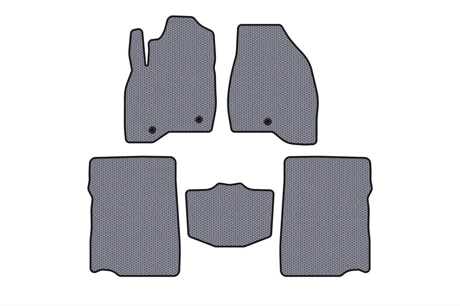Ford Explorer 2011–2019 Rubberen automatten Carsuit (2017-2019, 2e rij, 7-zits, grijs) Foto 1