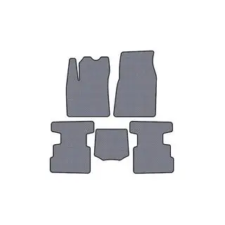 Rubberen automatten Carsuit (Grijs)