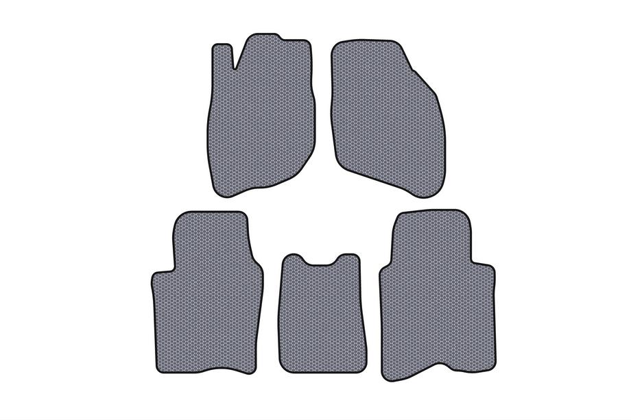 Honda City 2002–2008 Carsuit rubberen automatten (SD, grijs) Foto 1