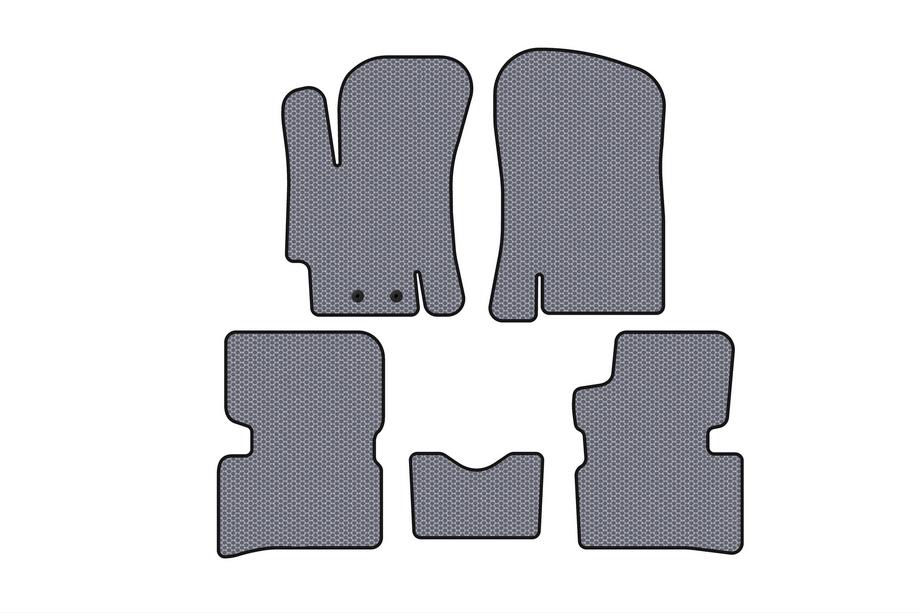 Hyundai Accent 2006–2010 Carsuit rubberen automatten (SD, grijs) Image