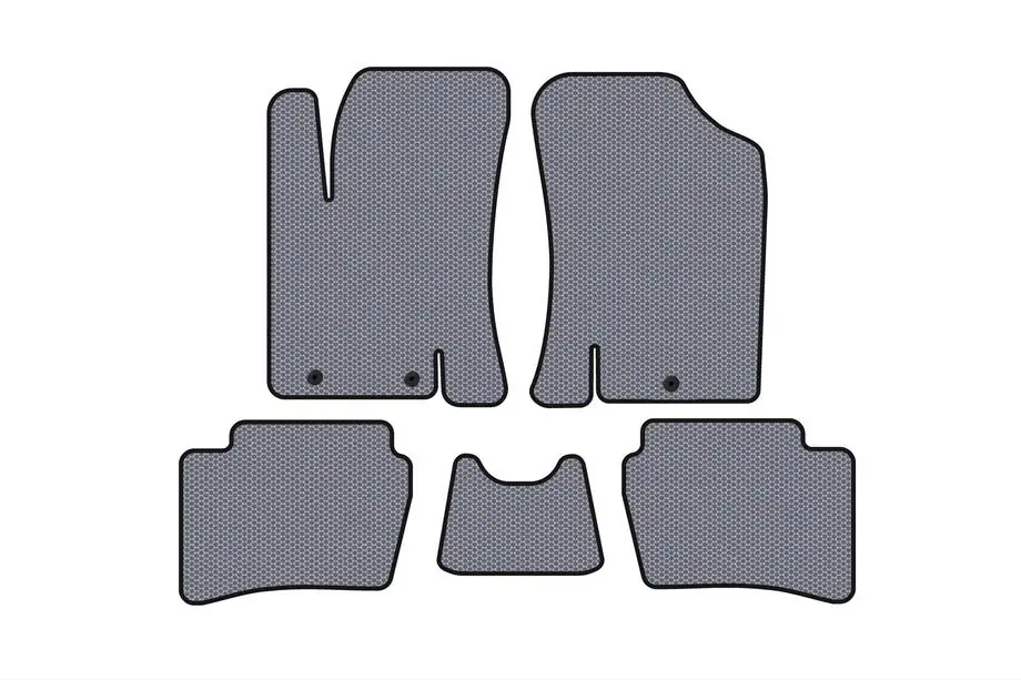 Hyundai I-20 2008–2012 Carsuit rubber automatten (HB, grijs) Image