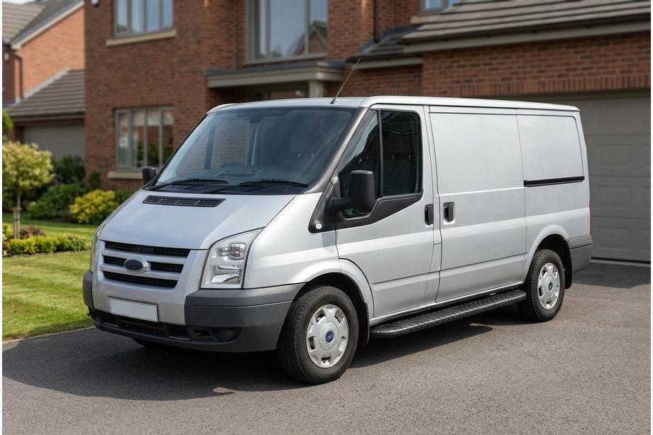 Ford Transit 2000–2014 Bosphorus Black side steps (2 st., aluminium) Image