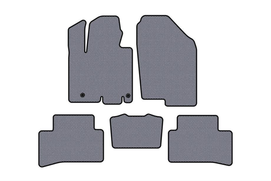 Hyundai Tucson NX4 2021– Rubberen automatten Carsuit (Grijs) Image