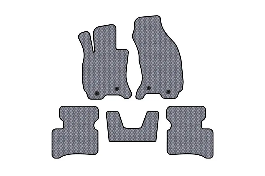 Jaguar X-Type 2001–2009 Rubberen automatten Carsuit (SD, vloergescharnierde gaspedaal, grijs) Image