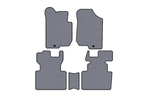 Kia Carens 1999–2012 Rubberen automatten Carsuit (2006-2012, 2 rijen, 7-zits, grijs) foto 1