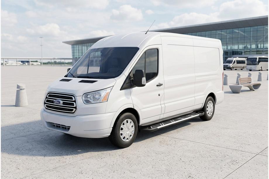 Ford Transit 2014– Sunrise side steps (set van 2, aluminium) Image