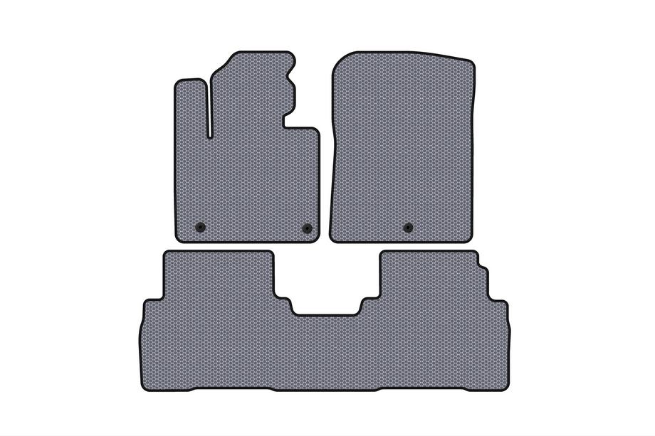 Kia Sorento III UM 2014–2020 Carsuit rubberen automatten voor interieur (7-zits, grijs) Image