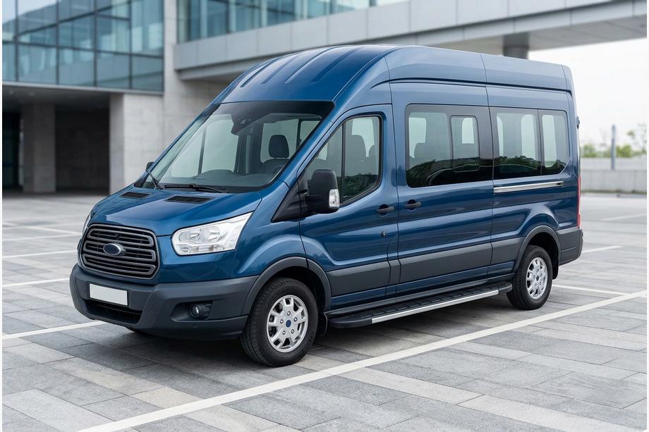 Ford Transit 2014– Duru side steps (2 stuks, aluminium) Image