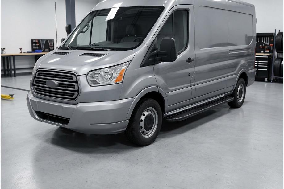 Ford Transit 2014– Bosphorus Black side steps (2 st., aluminium) L2 (Lang)/L3 (Extra lang) Image