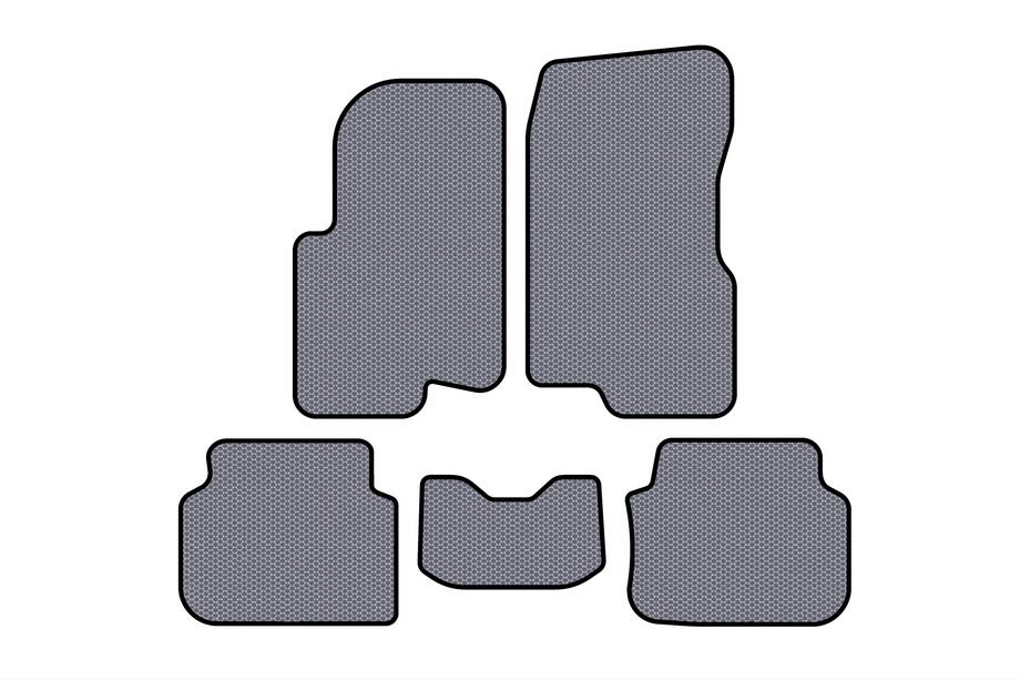 Smart 1998–2007 Rubberen automatten Carsuit (2003-2007, Forfour, Grijs) Image