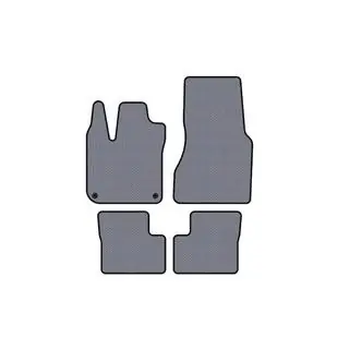 Rubberen automatten Carsuit (HB, 5-deurs, grijs)