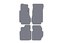 Mercedes W123 1975–1986 Rubberen automatten Carsuit (Grijs) foto 1