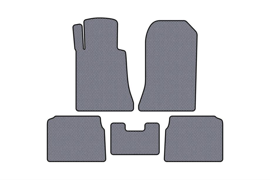 Mercedes E-class W124 1984–1997 Carsuit rubberen automatten (SD, grijs) Image