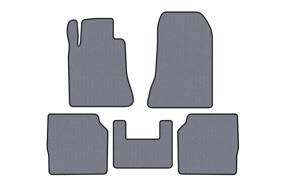 Mercedes S-class W140 1991–1998 Rubberen automatten Carsuit (SD, lange wielbasis, grijs) Image