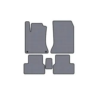 Rubberen automatten voor het interieur Carsuit (2011-2014, Grijs) foto 1