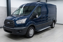 Ford Transit 2014– Zijsteps Allmond Grey (2 stuks, aluminium) foto 1