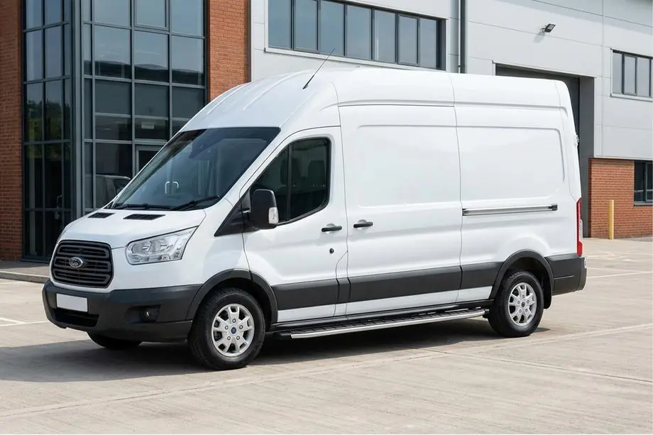 Ford Transit 2014– Side steps Fullmond (2 stuks, aluminium) Image