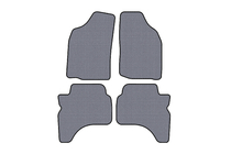 Mitsubishi L200 1996–2006 Rubberen automatten Carsuit (Grijs) foto 1