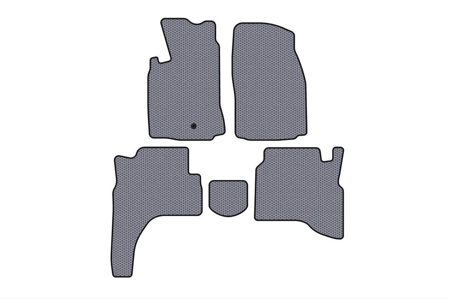 Mitsubishi Pajero Sport 1996–2007 Rubberen automatten Carsuit (Grijs) Image