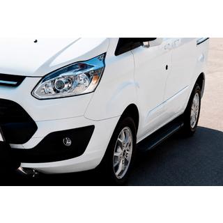 Allmond Black zijtreden (2 st., aluminium) Ford Custom 2013–2022 foto 1