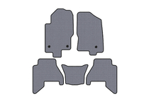 Nissan Pathfinder R51 2005–2014 Rubberen automatten Carsuit V2 (2 rijen, Grijs, 2010-2014) foto 1
