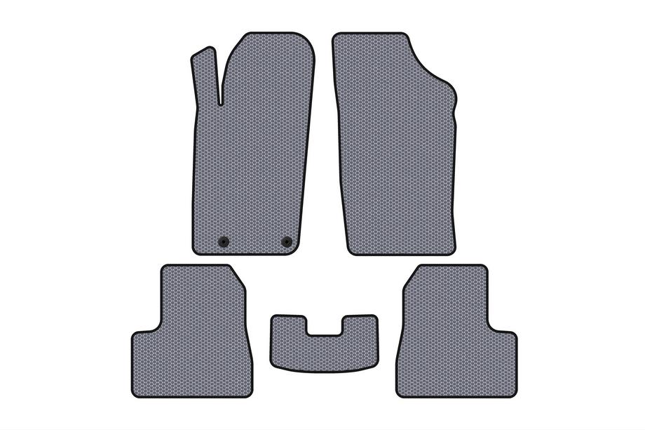 Peugeot 206 1998–2024 Rubberen vloermatten Carsuit (2009-2013, Grijs) Foto 1