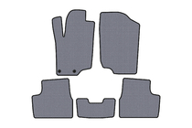 Peugeot 207 2006–2014 Rubberen automatten Carsuit (HB, 5-deurs, grijs) foto 1