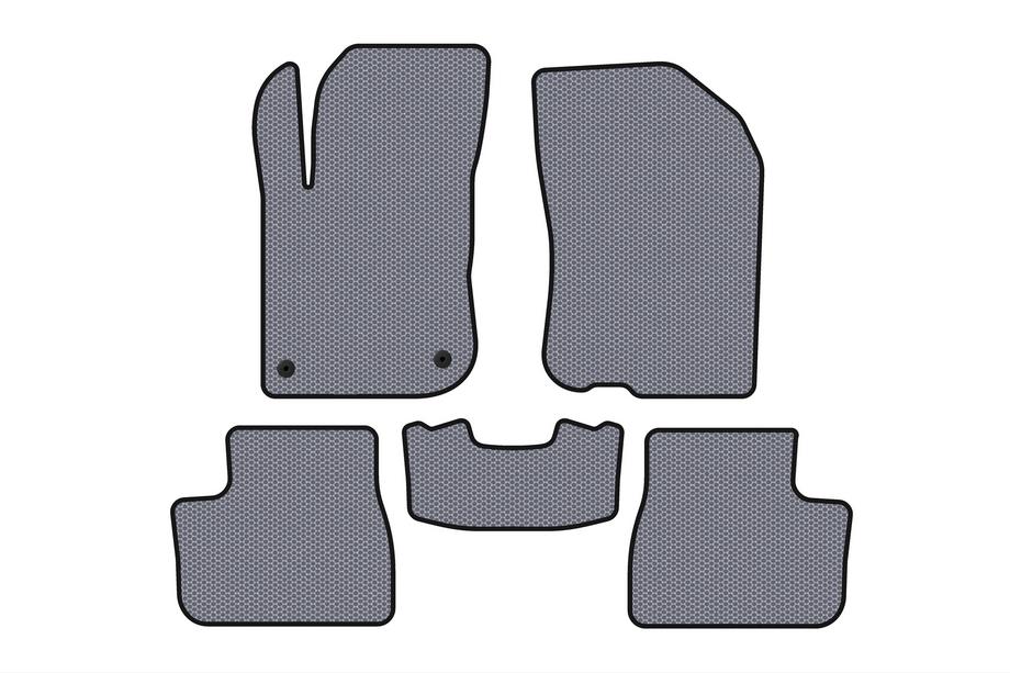 Peugeot 208 2012–2019 Rubberen automatten Carsuit (Grijs) Image