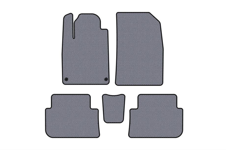Peugeot 407 2004–2011 Carsuit rubberen automatten (SD, grijs) Image