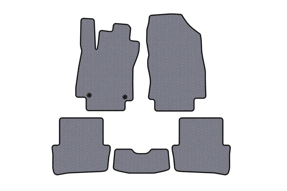 Renault Clio IV 2012–2019 Rubberen automatten Carsuit (2012-2016, HB, 5-deurs, grijs) Image