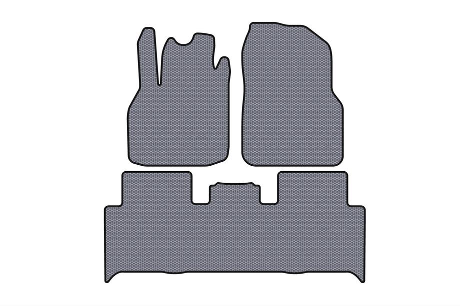 Renault Scenic/Grand 2003–2009 Rubberen automatten Carsuit (2 rijen, grijs) Image