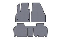Renault Kangoo 2008–2020 Rubberen matten Carsuit (2 rijen, 5-deurs/7-zits, grijs) foto 1