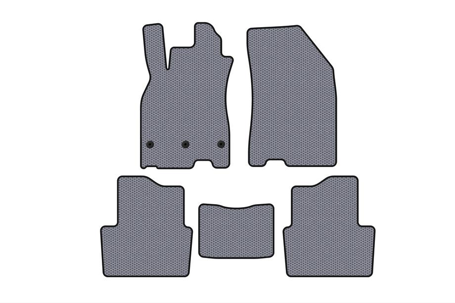 Renault Megane III 2009–2016 Carsuit rubberen automatten (SD, grijs) Image