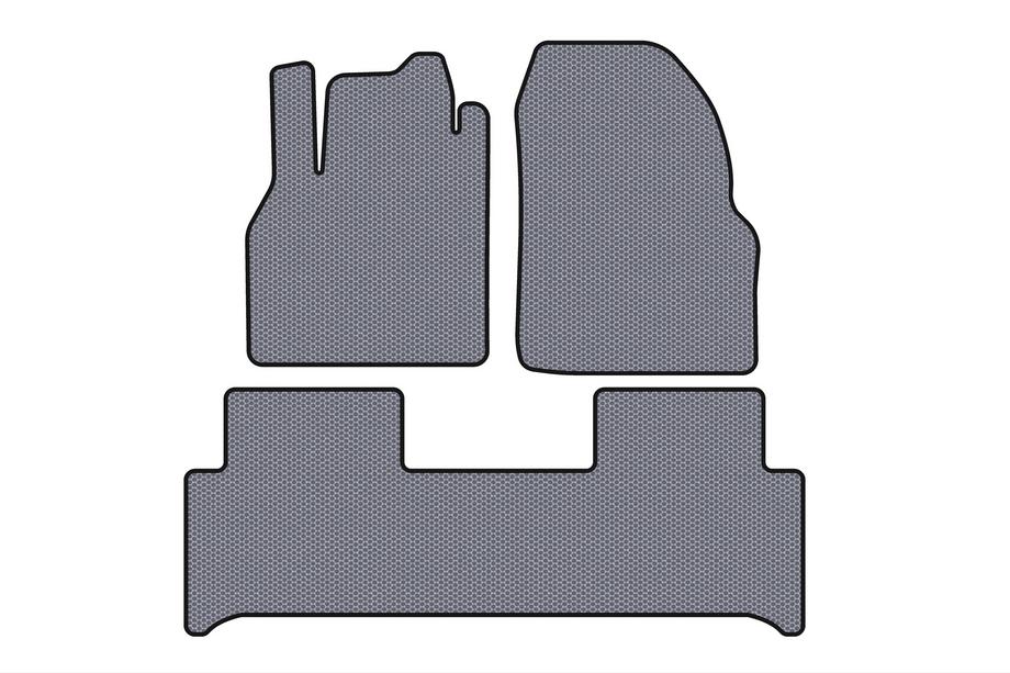 Renault Scenic/Grand 2003–2009 Rubberen automatten Carsuit (Grijs) Foto 1