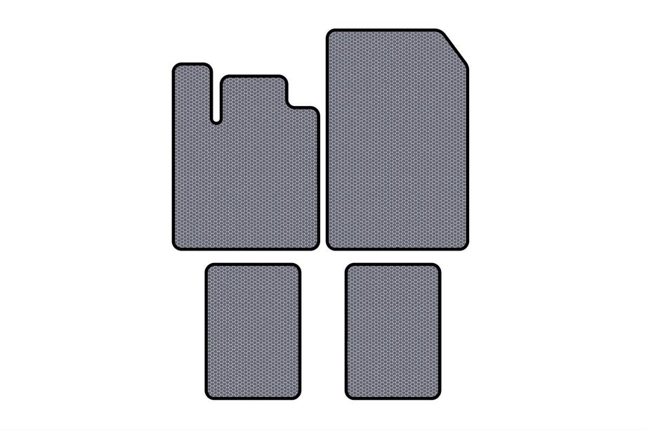 Renault Twingo 2007–2014 Rubberen automatten Carsuit (Grijs) Image