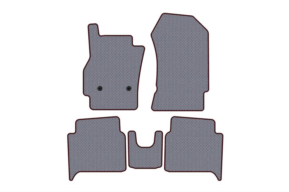 Renault Zoe 2012–2019 Carsuit rubber automatten (HB, grijs) Foto 1
