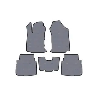 Rubberen automatten Carsuit (Grijs)