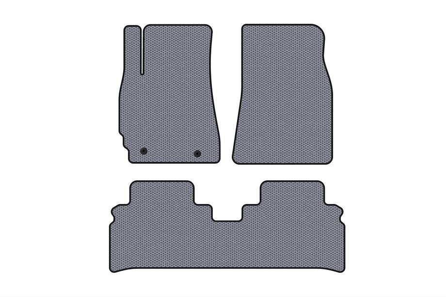 Toyota Highlander 2000–2008 Rubberen automatten Carsuit (Grijs) Foto 1