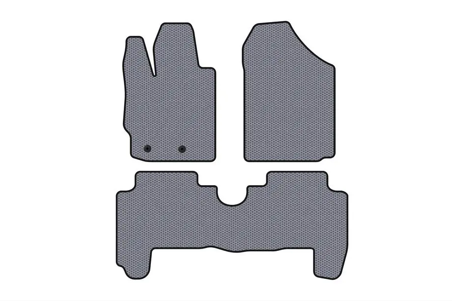 Toyota Yaris 2006–2011 Rubberen automatten Carsuit (HB, 5-deurs, grijs) Image