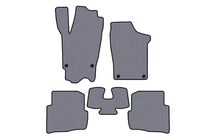Volkswagen Fox 2003–2021 Rubberen automatten Carsuit (HB, 3-deurs, grijs) foto 1
