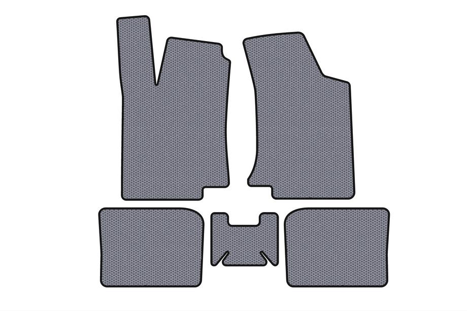 Volkswagen Golf 3 1991–2001 Rubberen automatten Carsuit (HB, 3-deurs, grijs) Image