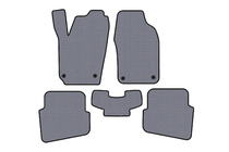 Volkswagen Polo 2001–2009 Rubberen automatten Carsuit (HB, 3/5-deurs, grijs) foto 1