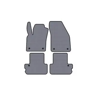 Rubberen automatten Carsuit (Cabriolet, grijs)